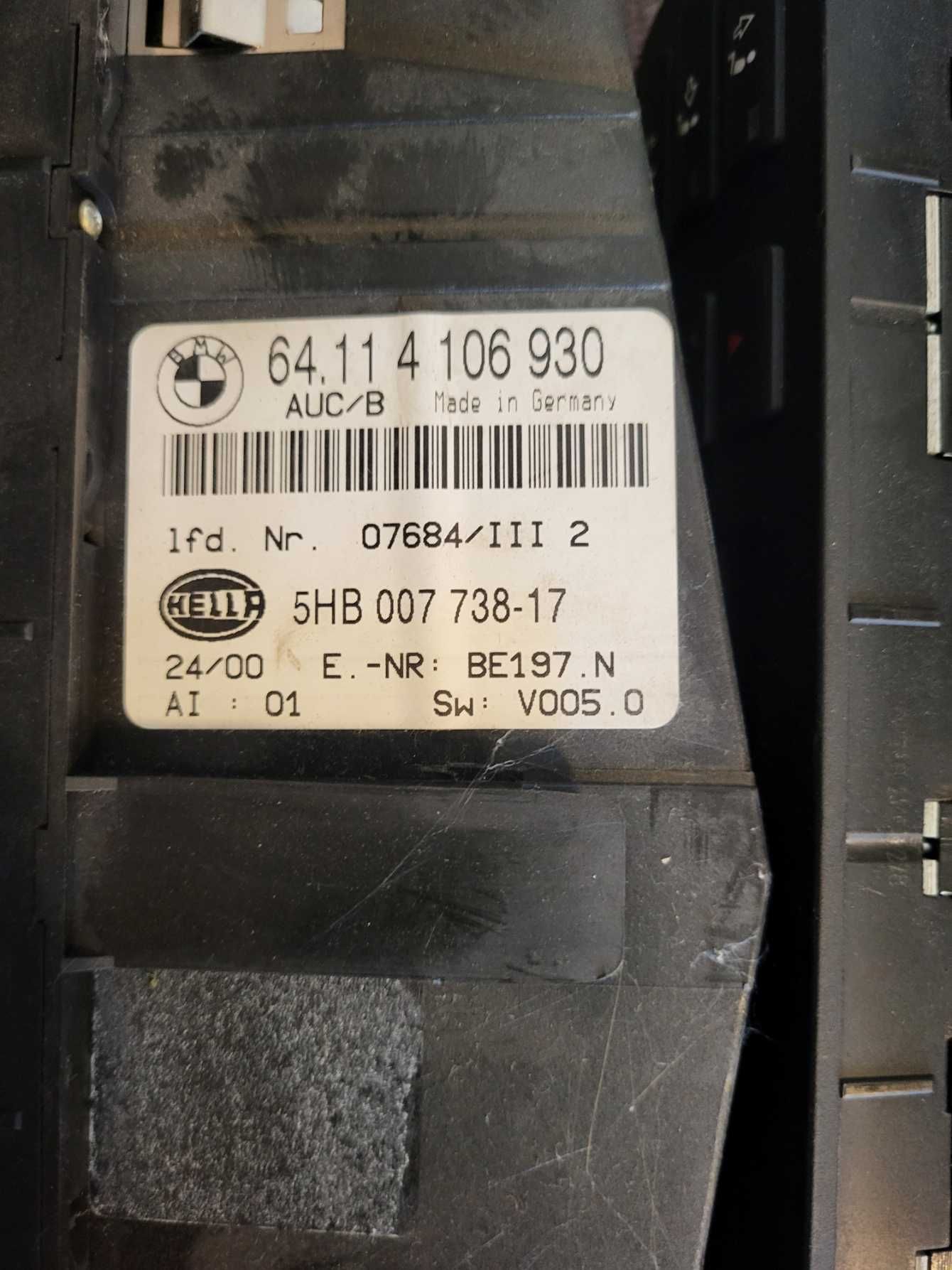 BMW E46 Panel klimatyzacji.