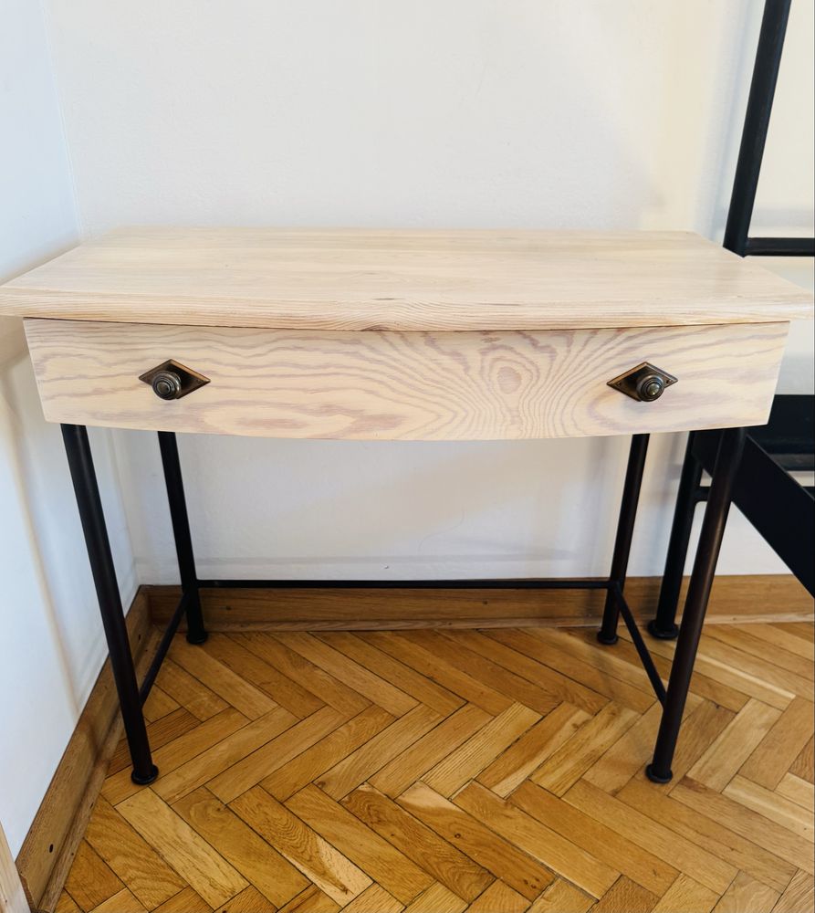Łóżko Metalowe 140x200 + 2 szafki nocne