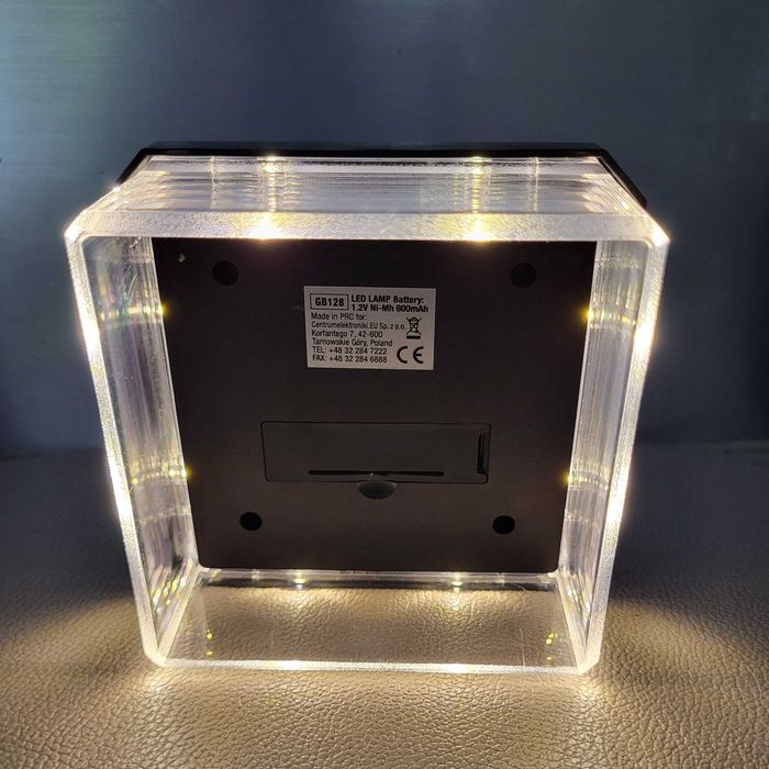 ZESTAW 2x LAMPA SOLARNA 80x80 na słupek ogrodzenie lampka LED daszek