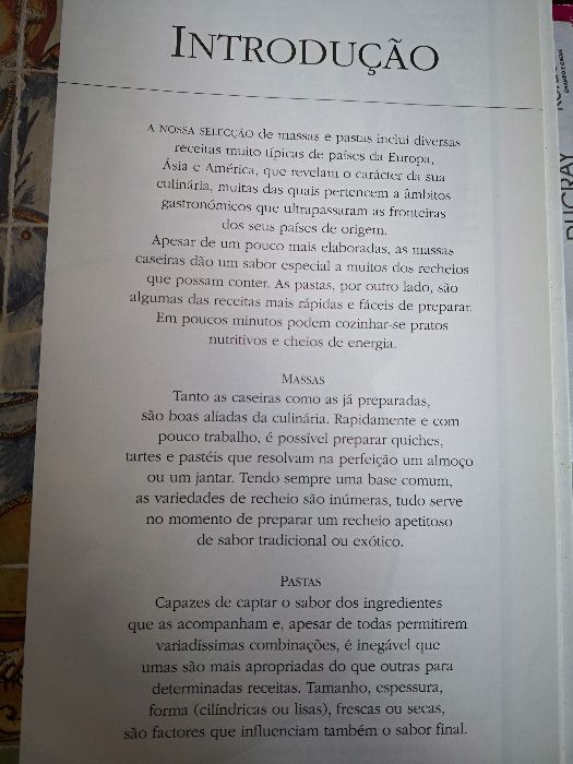 receitas de Massas e Pastas e Acepipes e saladas