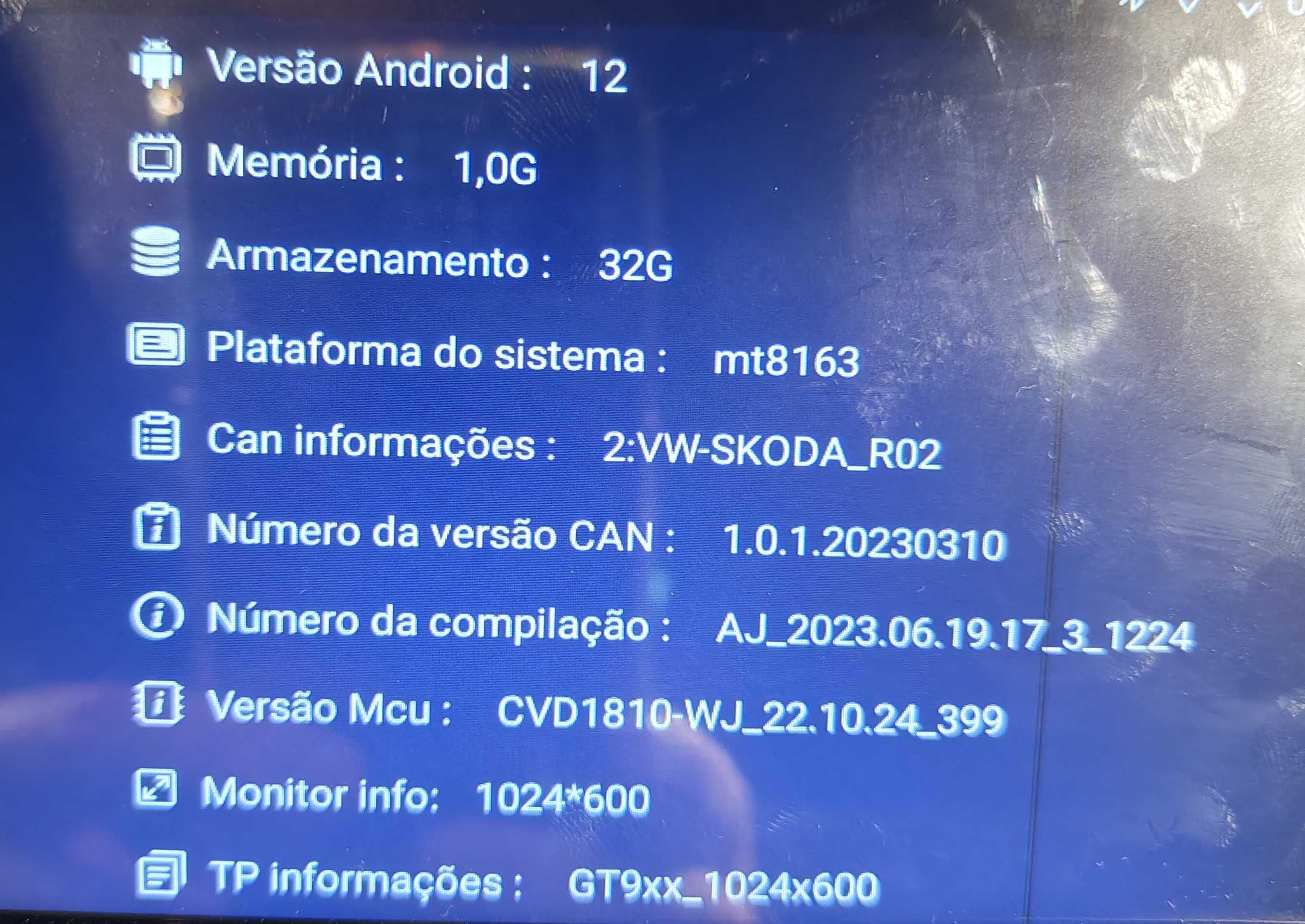 Rádio Android Auto VW