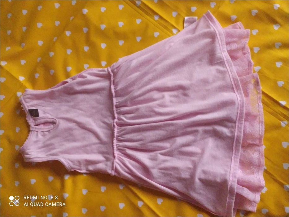 Сукні на 3-4р гіп'юр рожевий