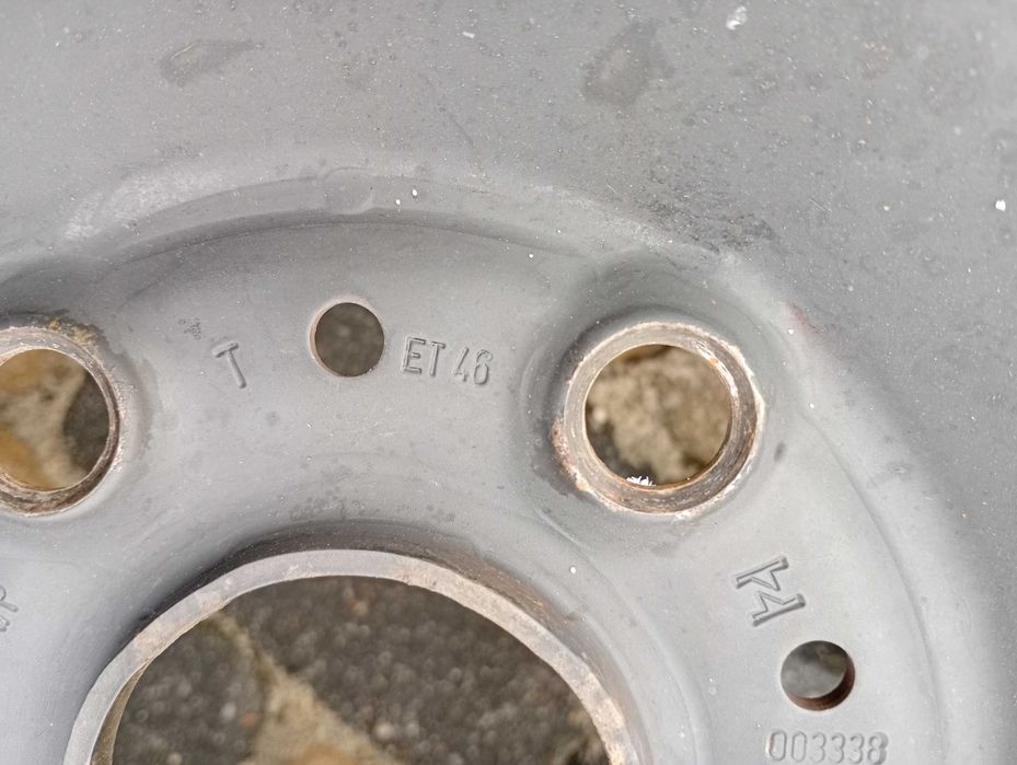 Felgi stalowe 16" 6,5JX16 Et46 5x112 Golf VII Octavia III Audi A3