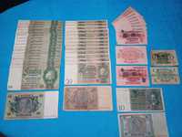 Banknoty niemieckie Reichsmark przedwojenne 46 szt