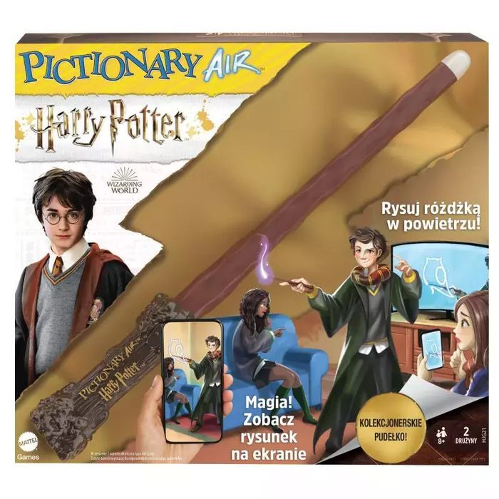 Mattel. HJG21 Gra Pictionary Air - Harry Potter. Mattel
