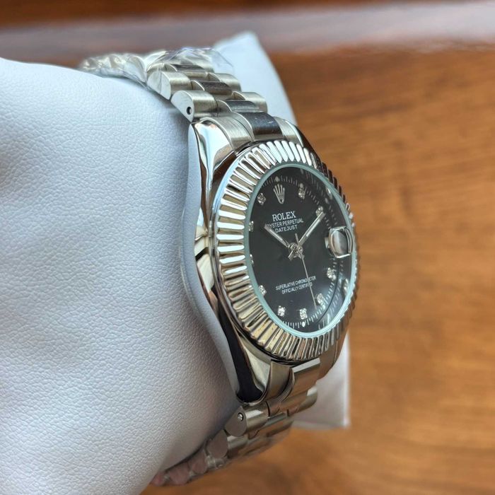 Жіночий механічний годинник на браслеті Rolex DateJust