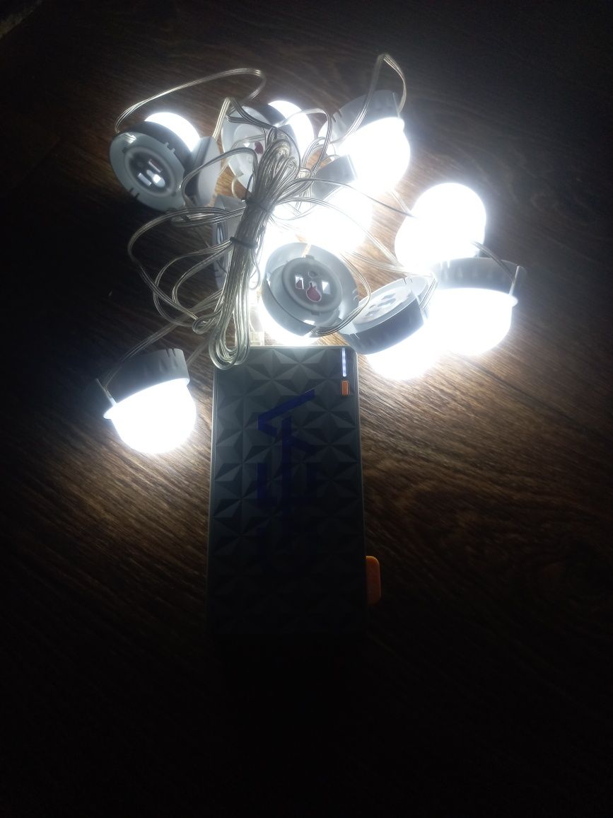 Світлодіодні лампочки ліхтарики від повербанк
