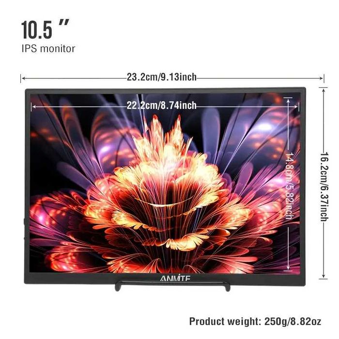 Мониторы Anmite сенсорные и без сенсора 10,5" 11,6" 14" 16"