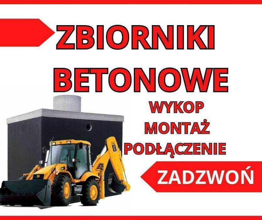 Szambo Betonowe Zbiornik Na Deszczówkę PIWNICA Kanał 10m3 Radomsko