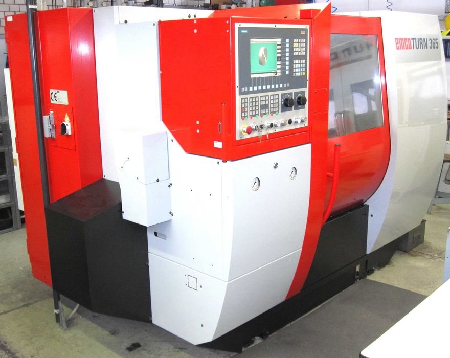Tokarka EMCO Turn 365 TCMY – 2003, oś Y, Siemens 810D