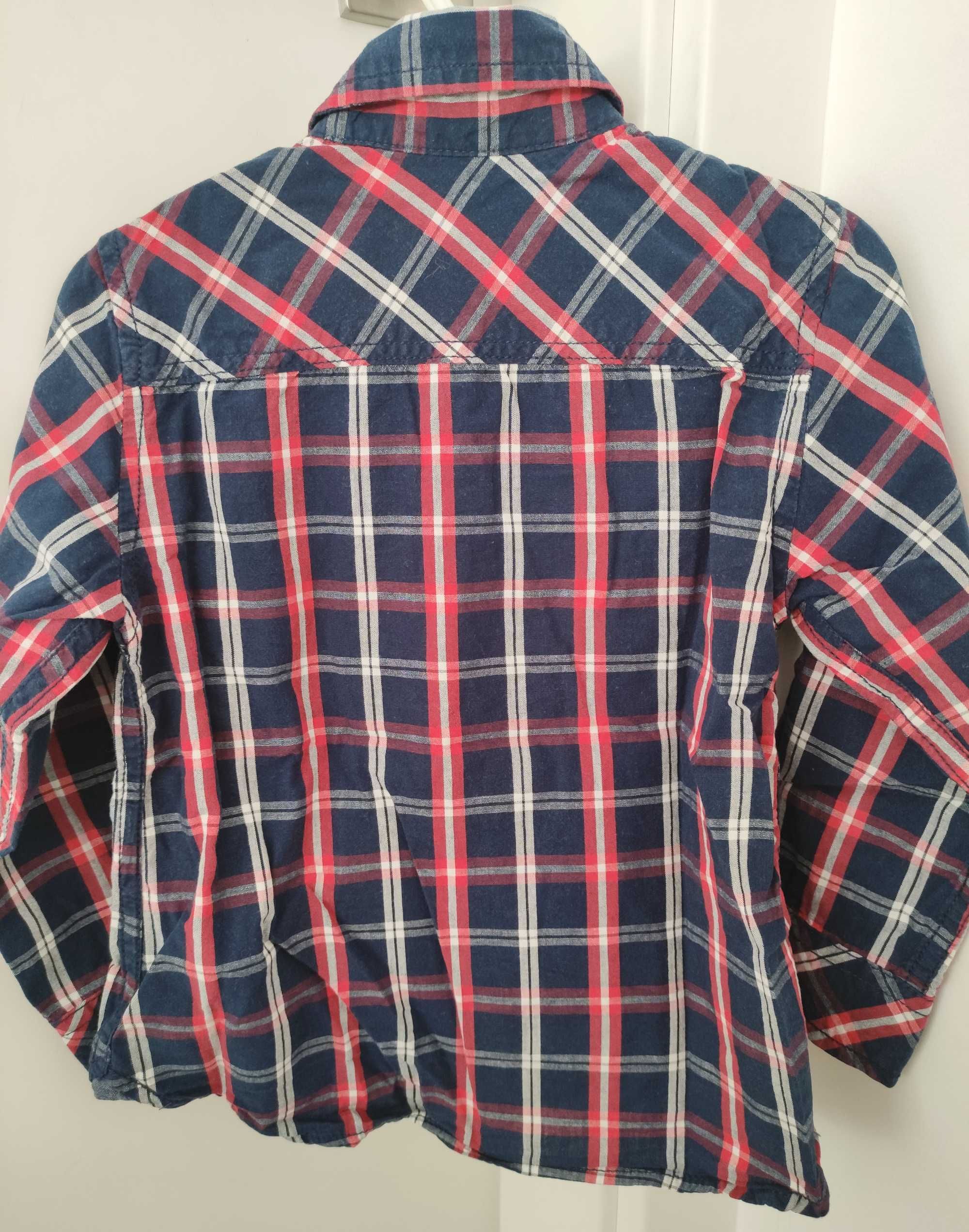 Camisa menino xadrez azul e vermelho 18/24 meses, como nova da Zippy