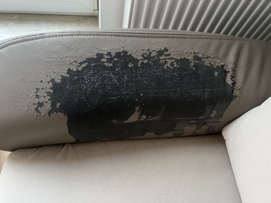 Sofa/kanapa rozkladana z funkcja spania - uzywana bezowa 190cm