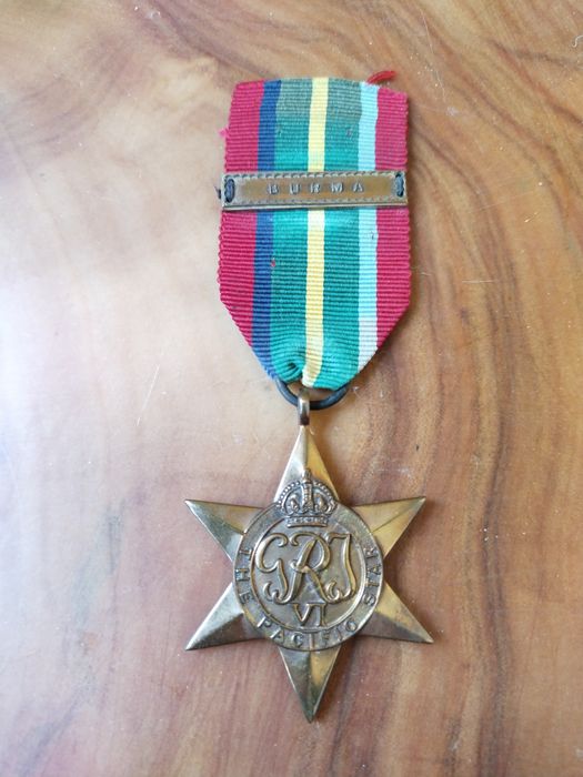 Знак тихоокеанская звезда Великобритания