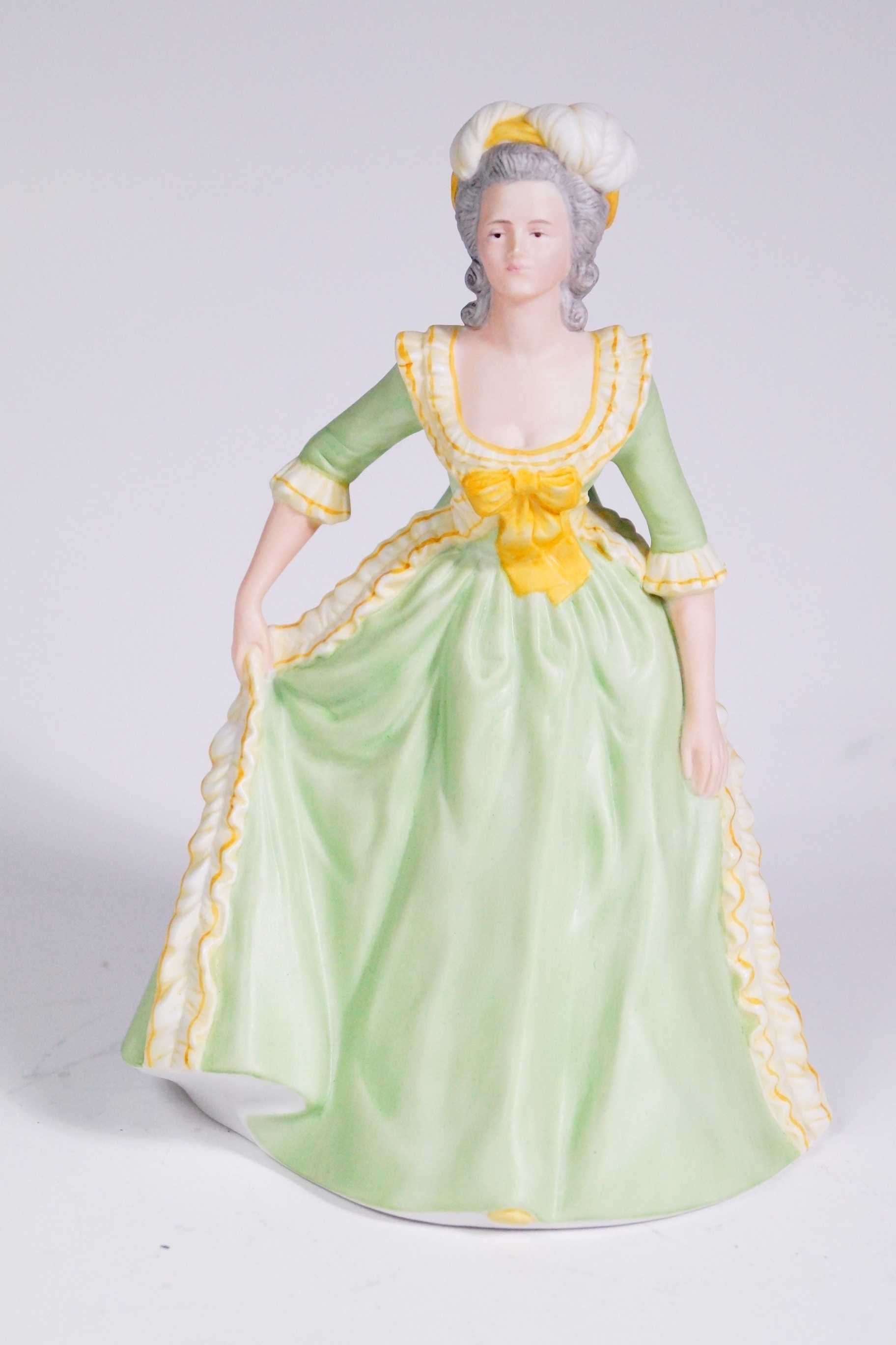 FRANKLIN Marie antoinette dama w sukni figura porcelanowa