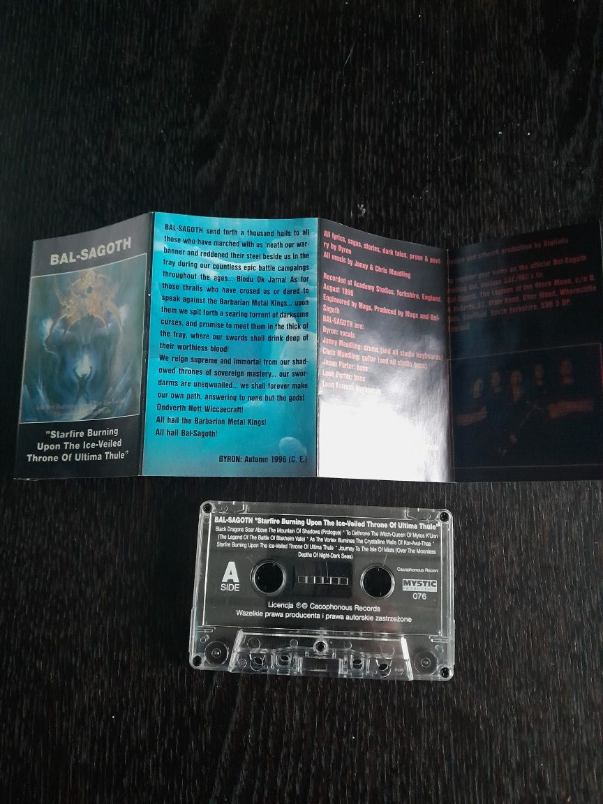 2 kasety Bal Sagoth Symphonic/Epic Black Metal