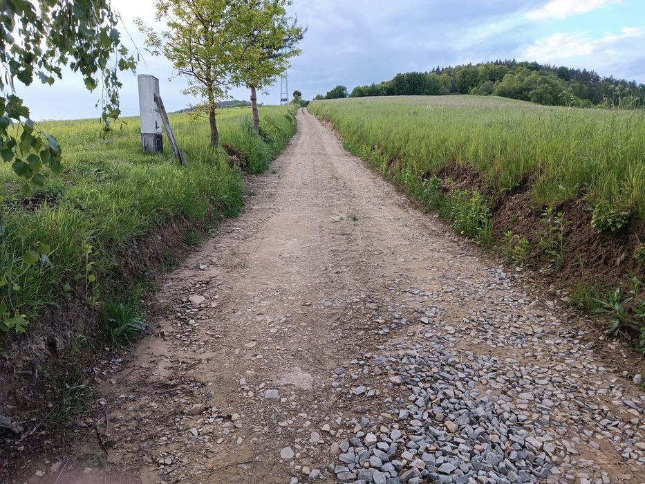 Działka rekreacyjna - Wujskie k. Sanoka, widok na Bieszczady