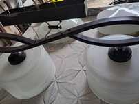 Lampa wisząca  2 klosze
