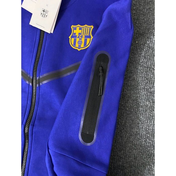 Зіпка | Кофта Nike Tech Fleece x Barcelona | Нафк тебя фліс Барселона