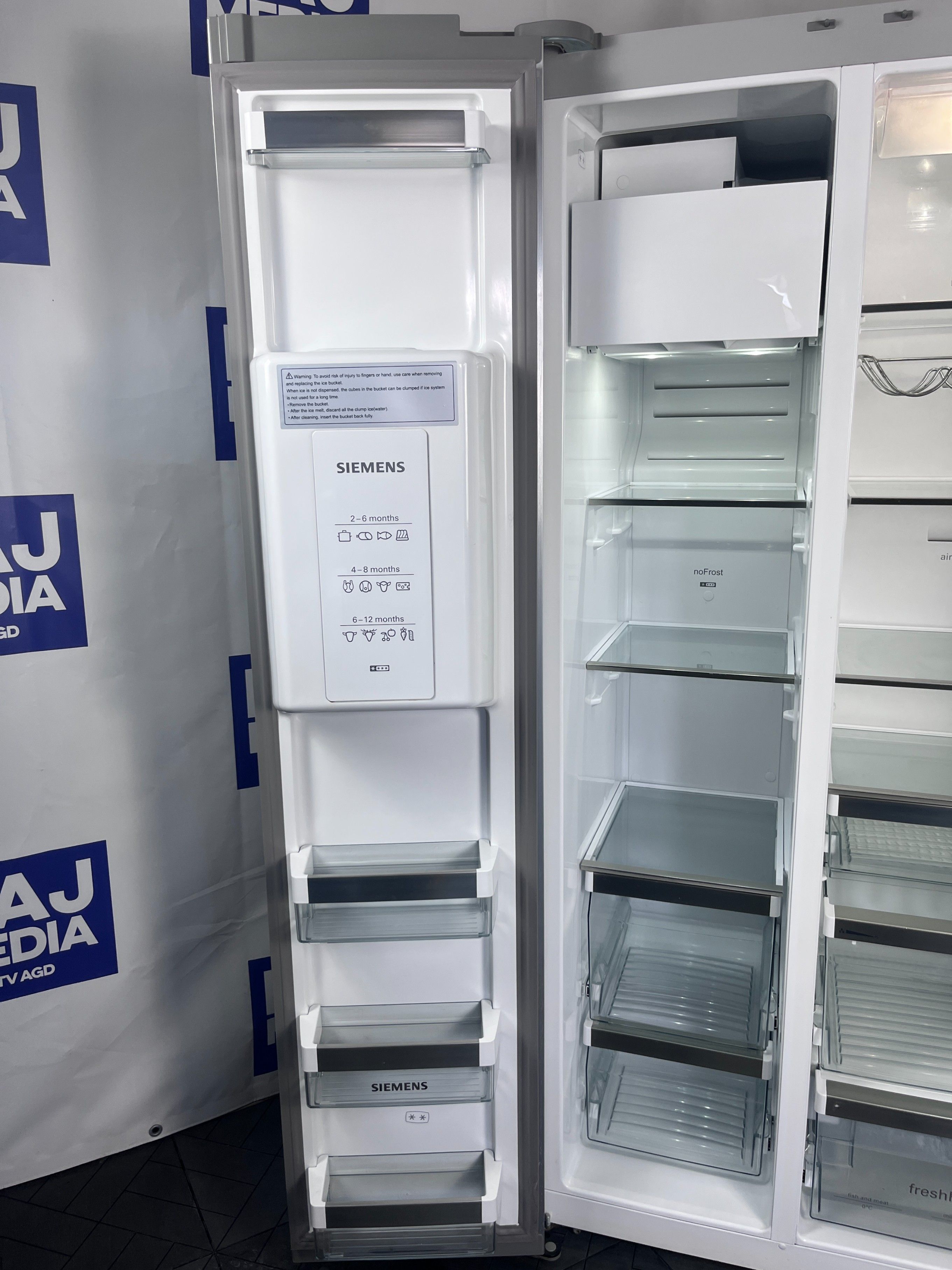 Lodówka Siemens Sbs No Frost Premium 176 Cm/ A+ /Dostawa/6Mscgwarancja