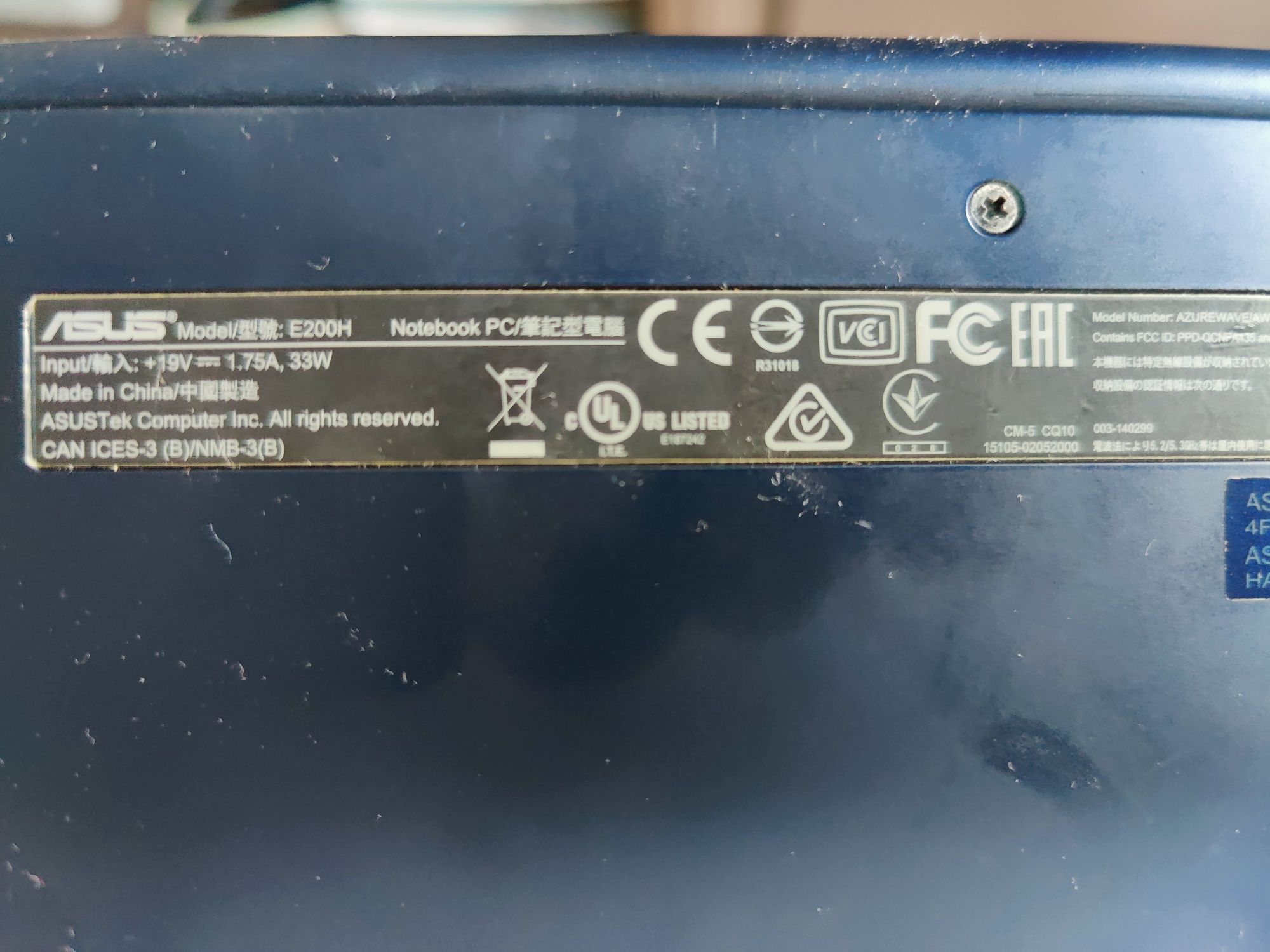 Notebook Asus E200H