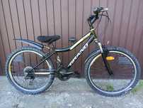 Rower dziecięcy Grand koła 24" amortyzacja, Shimano, błotniki
