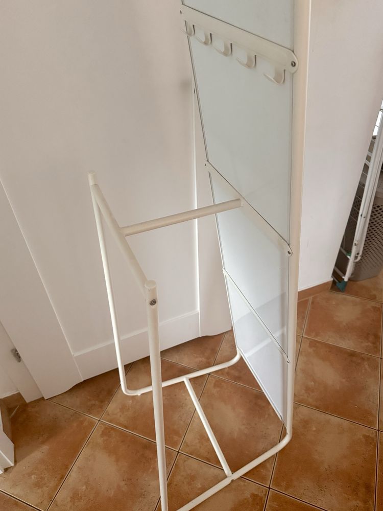 Lustro stojące KNAPPER 48x160cm białe