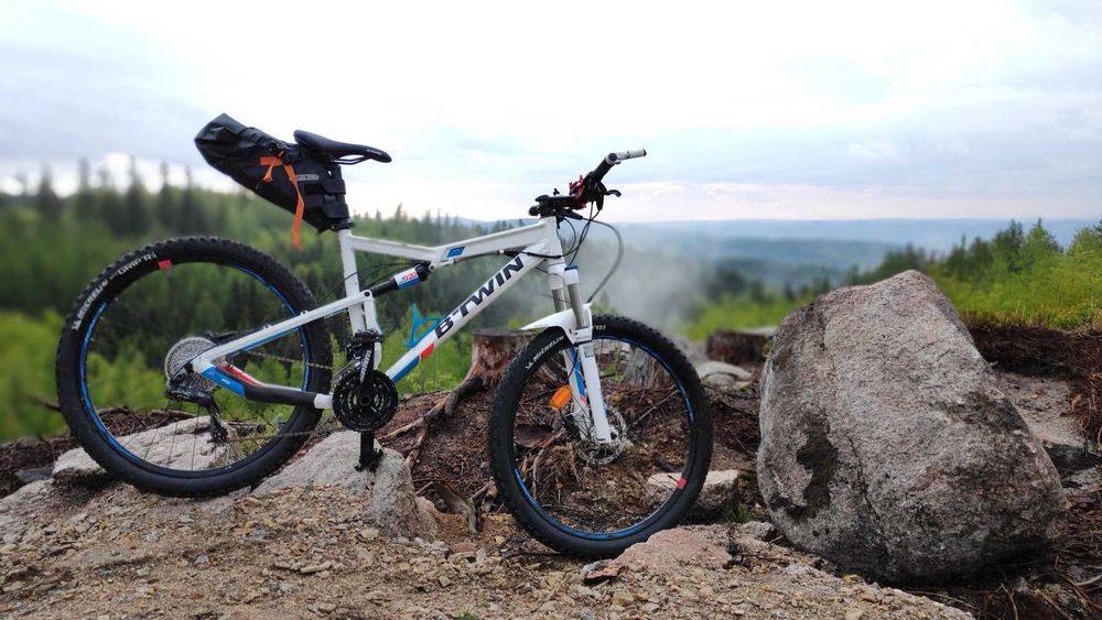 2 sztuki B'twin Rockrider 720S Full powietrzne amortyzatory MTB 27,5"