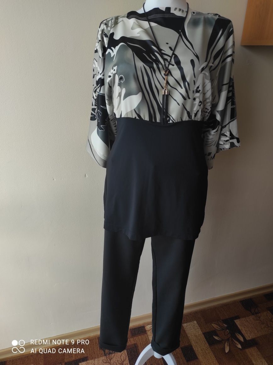 Elegancka bluzka/tunika damska rozmiar XL