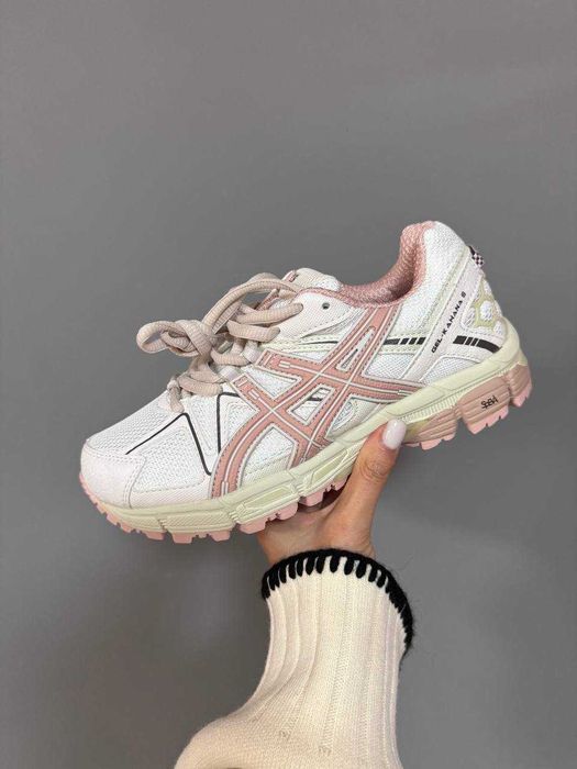 Кросівки Asics Gel-Kahana 8 White Cream Pink / кроси Асікс Кахана 8
