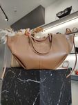 Сумка Polene Cyme Large Edition Textured Camel
