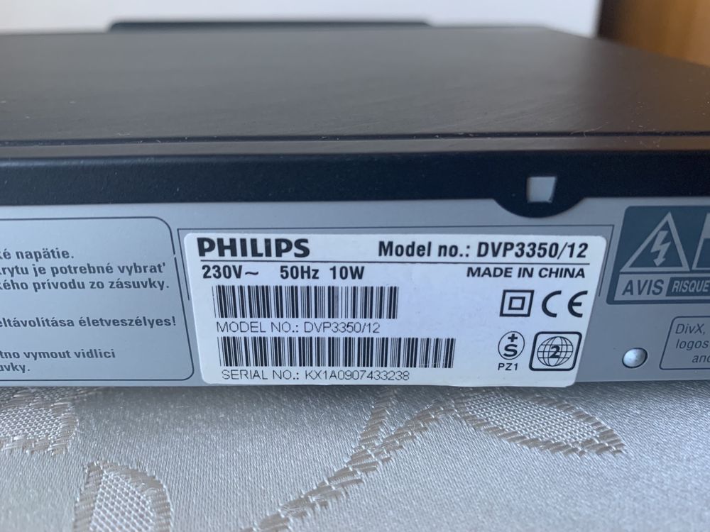 Leitor de DVD Philips DVP3350 - AVARIADO