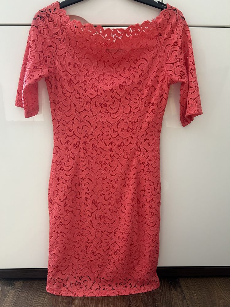 Koralowa sukienka Orsay r. 38€