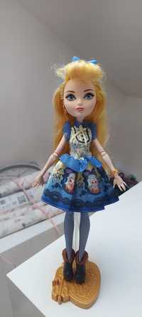 Ever After High lalka Blondie Lockes + stojak