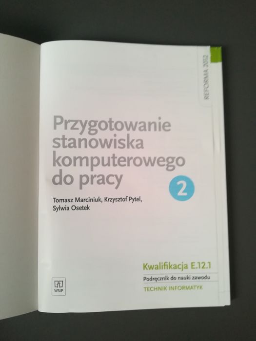 Przygotowanie stanowiska komputerowego do pracy 2