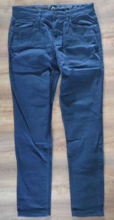 Spodnie granatowe W34 L34 SLIM ok. 170cm