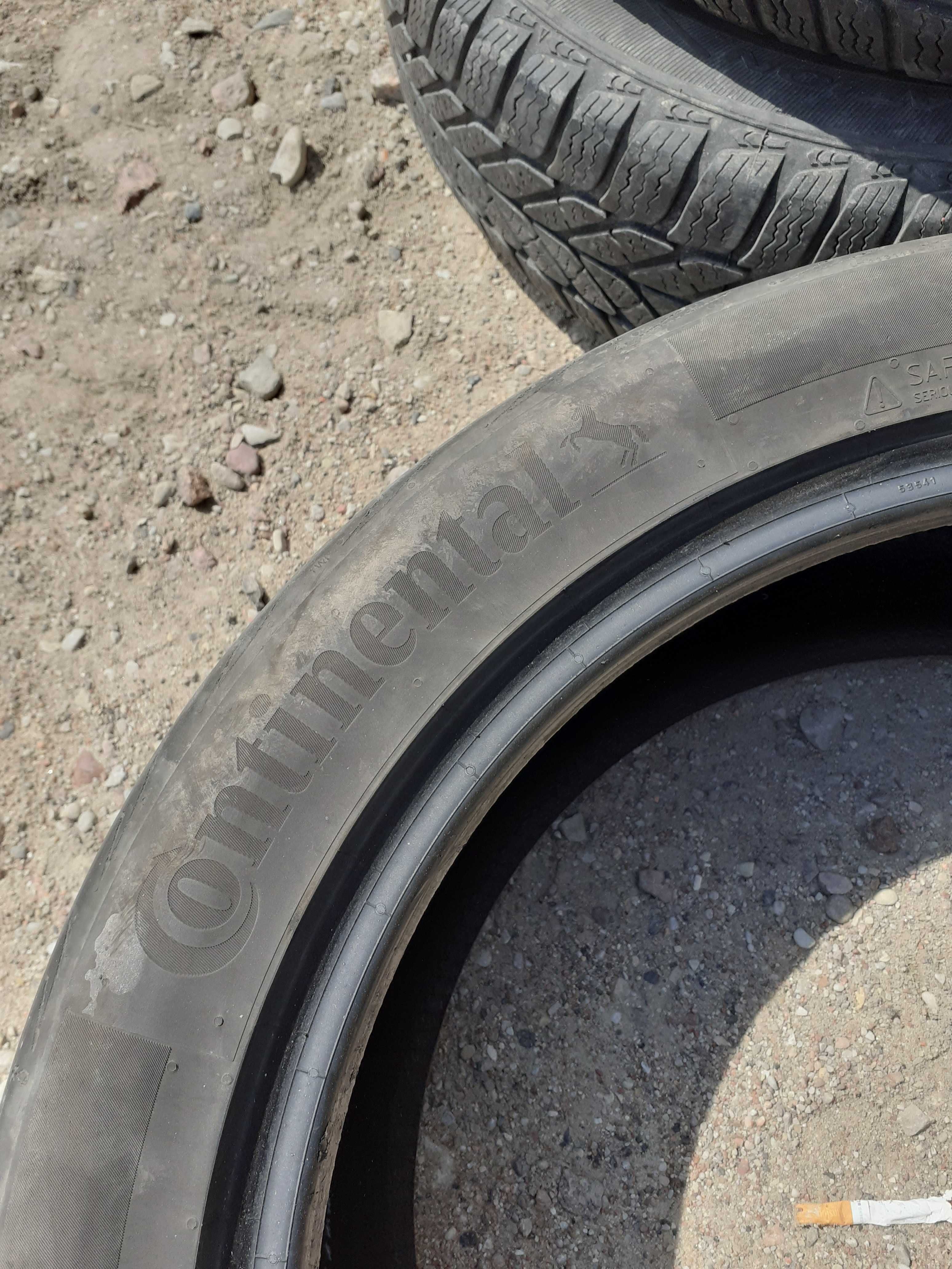 2x używane opony letnie 245/45 R19 Continental GWARANCJA możliwy monta