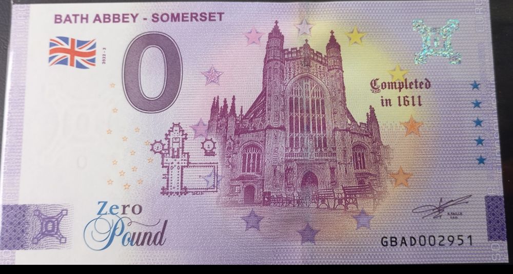 Nota de 0€ portuguesa e estrangeiro