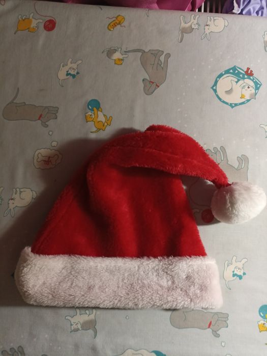 Шапка Санта Клаус,Дед Мороз размер 58