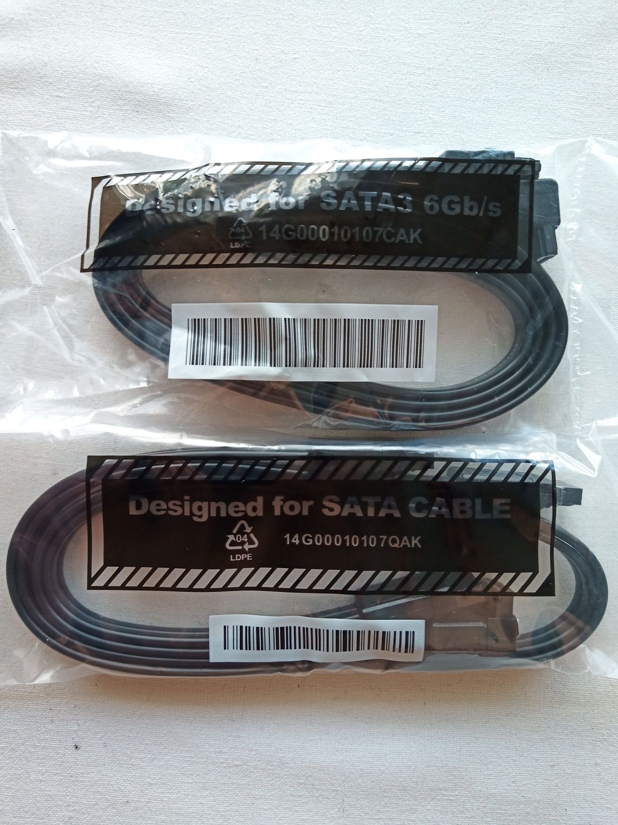 Кабель (10уп=160грн) SATA 3.0 6Gb\s 7-Pin Male to Male