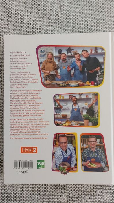 Album kulinarny Pytanie na śniadanie,  książka kucharska