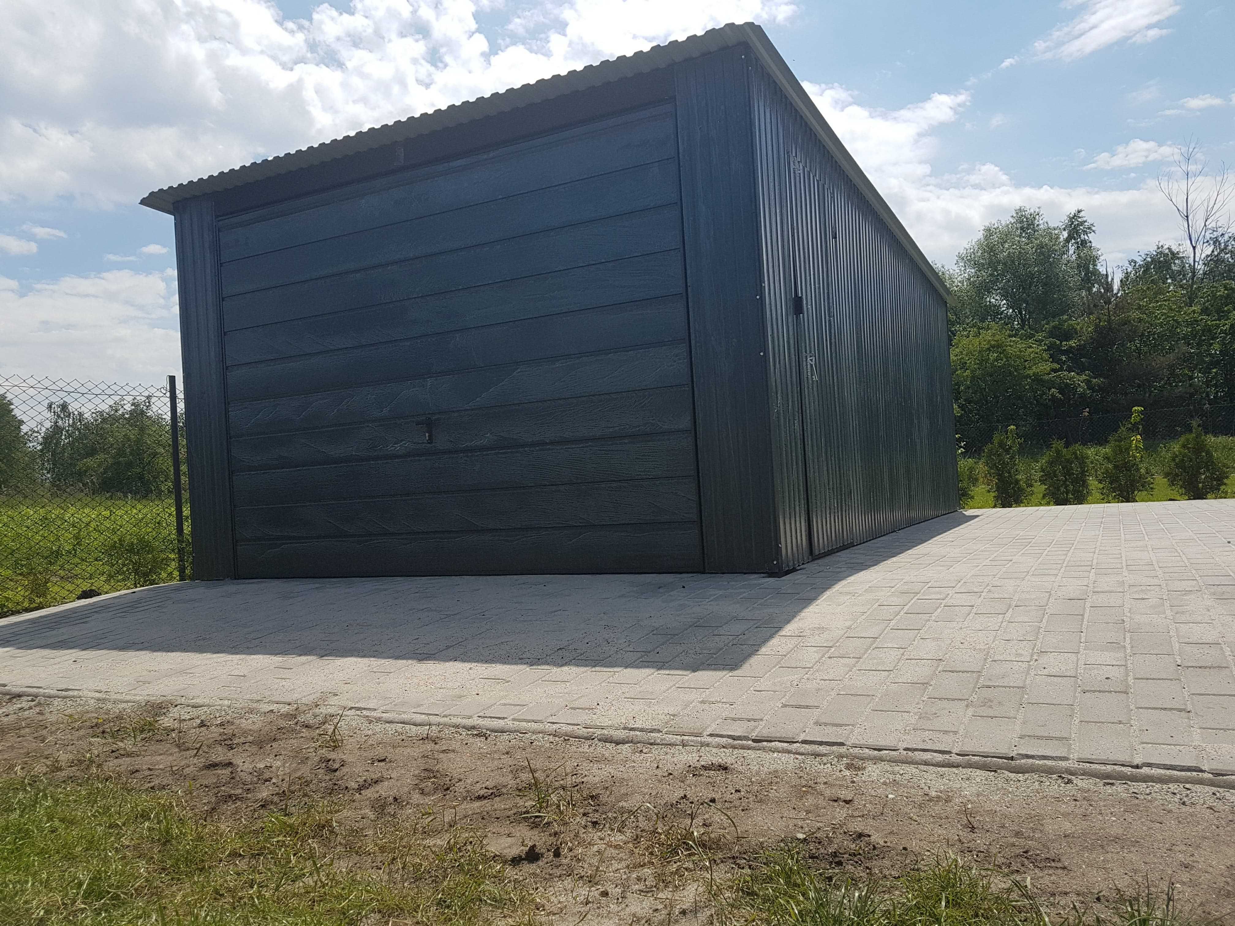 Garaż blaszany 4x6 Producent Garaż blaszak Blaszaki 3x5 4x5 6x5 7x6