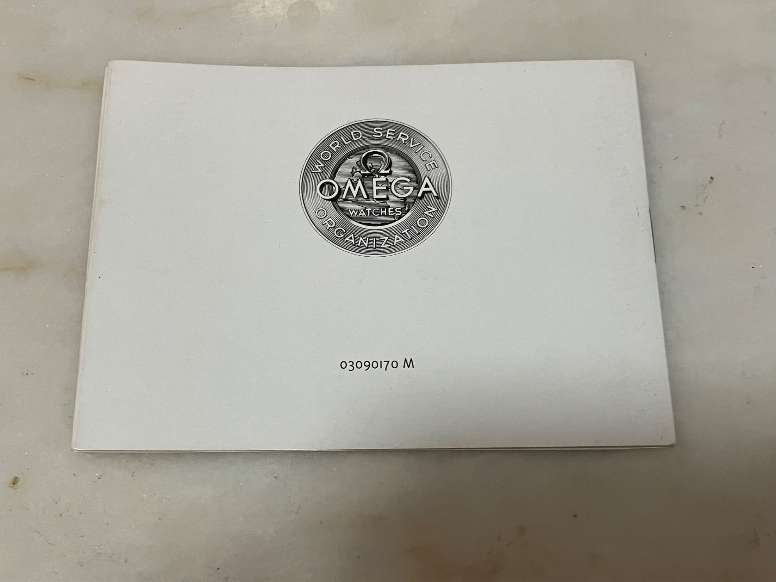 Omega Seamaster Booklet Operating Instructions