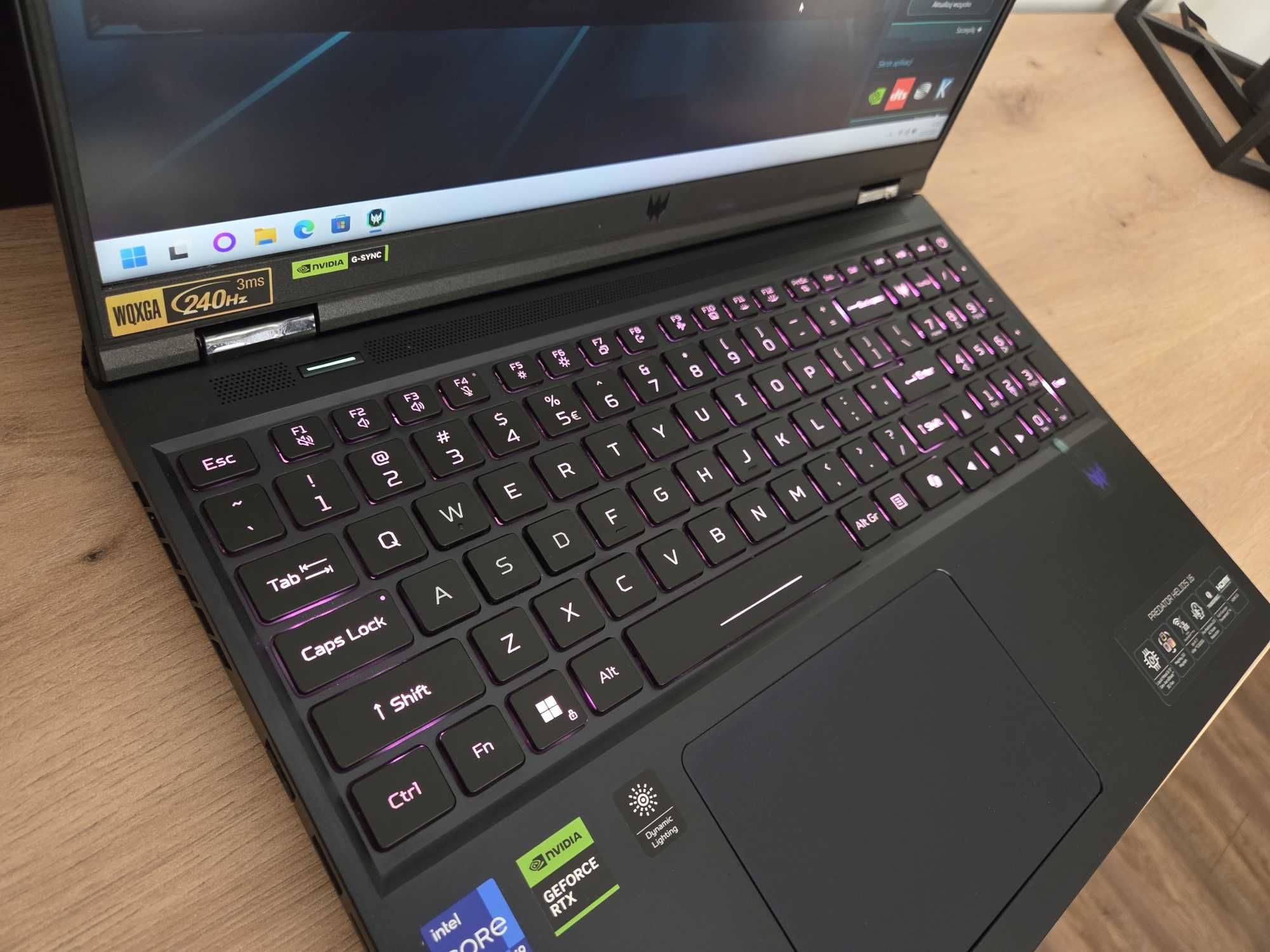 Laptop Gamingowy Predator Helios 16 (Intel i9, 32GB, RTX 4070, Win 11)