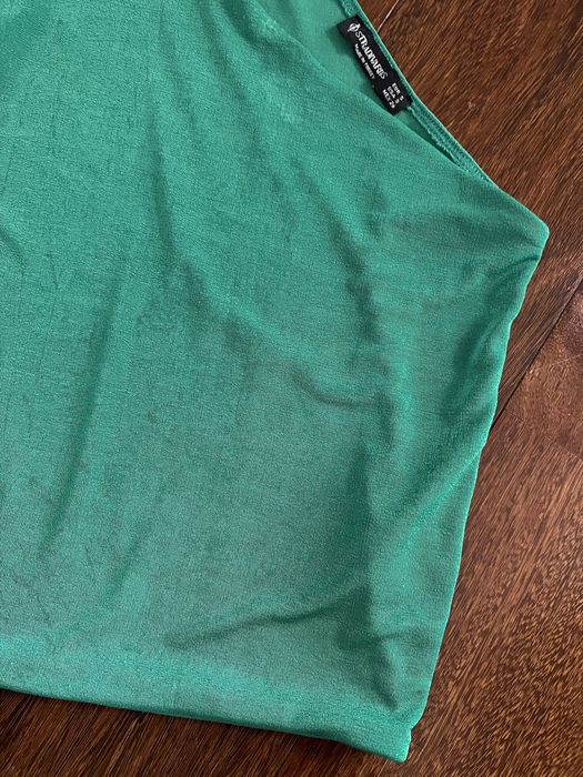 Top verde Stradivarius