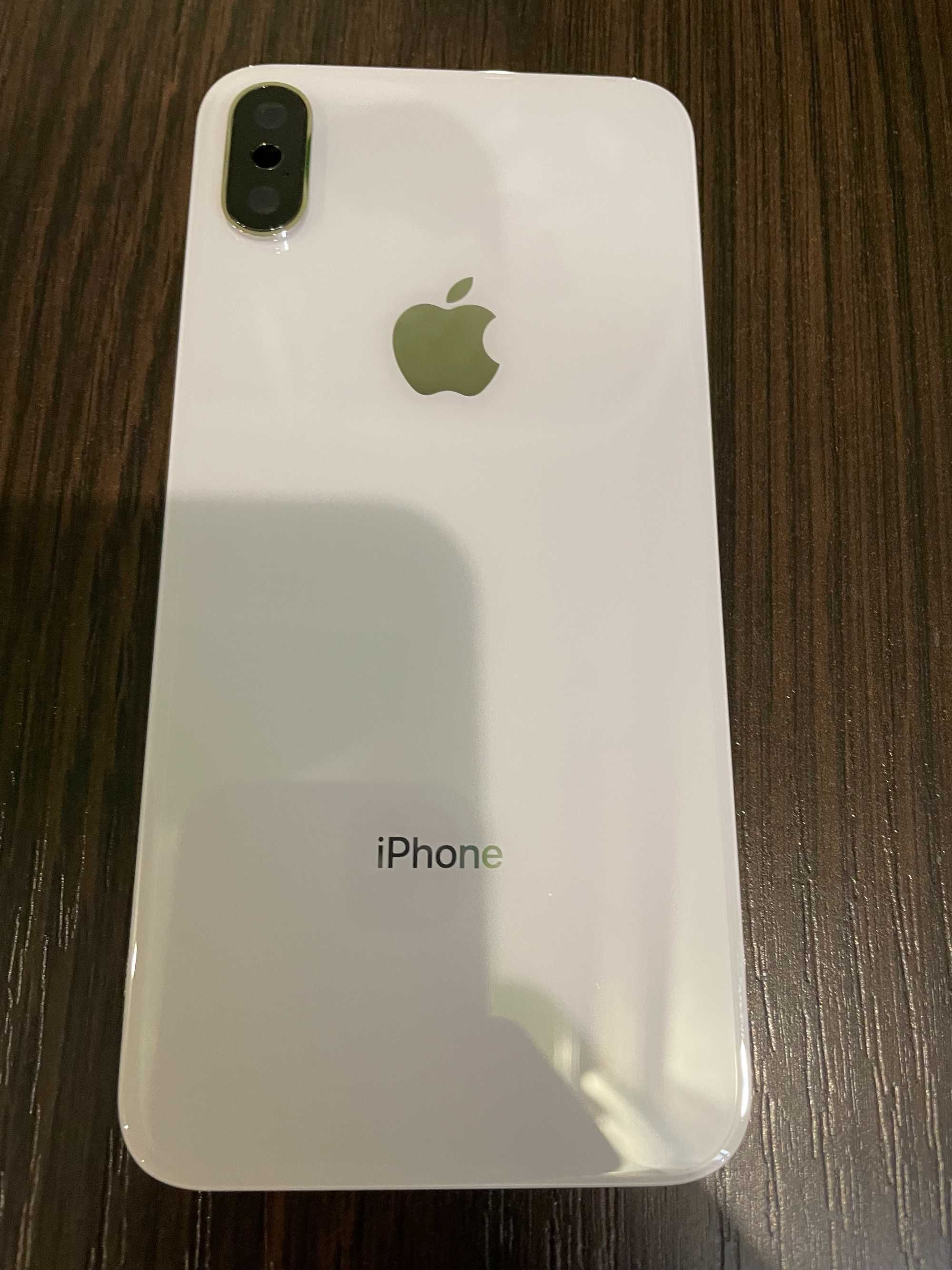 Задняя крышка  Apple iPhone X -XS со стеклом камеры Silver, Space Gray
