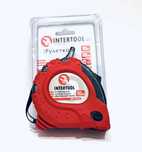 Рулетка з фіксатором 10 м х 25 мм Intertool ( Супермагніт )