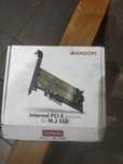 Adapter AXAGON PCI-E na M.2 SSD, do dysków NVMe, PCIe 3.0 x4