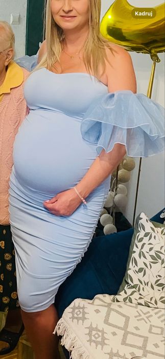 Sukienka baby shower sukienka sesja ciążowa