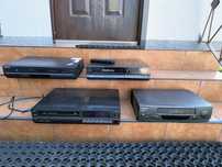 4 odtwarzacze video magnetowidy VHS
