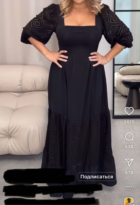 сукня жіноча чорна